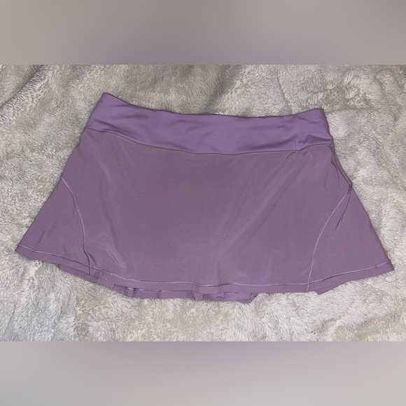 lululemon athletica Pants - Lululemon Circuit Breaker Skirt II Regular 13" Lilac Pleated Size 10